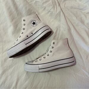 Platform White Converse